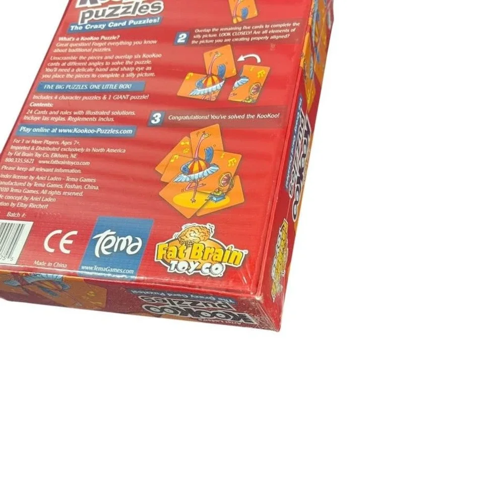 KooKoo‎ Puzzles Movin & Groovin Fat Brain Toy Unique Puzzle Cards SEALED